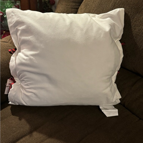 Rae Dunn Farmhouse MERRY & BRIGHT Pillow - Picture 4 of 4